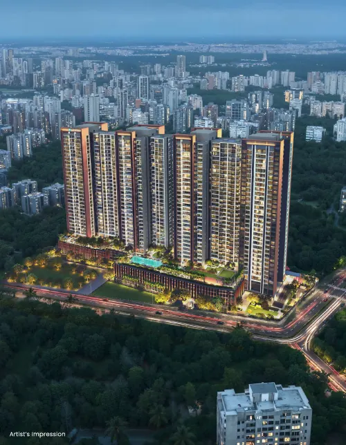 Nestled on Lokhandwala&rsquo;s serene backroad, on a corner plot